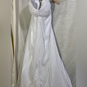 WHITE SPECIAL OCCASION DRESS